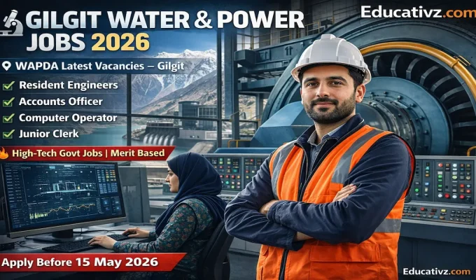 Official Advertisement of Water and Power Department Gilgit Jobs April 2026.