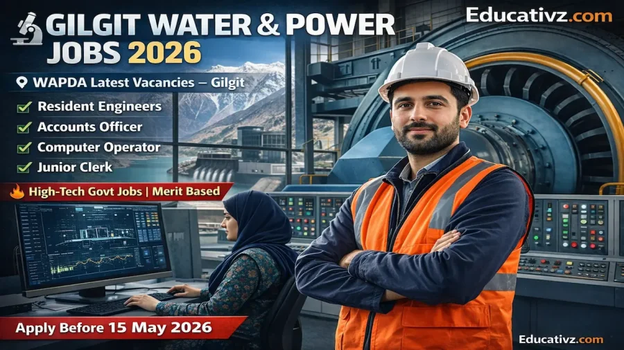Official Advertisement of Water and Power Department Gilgit Jobs April 2026.
