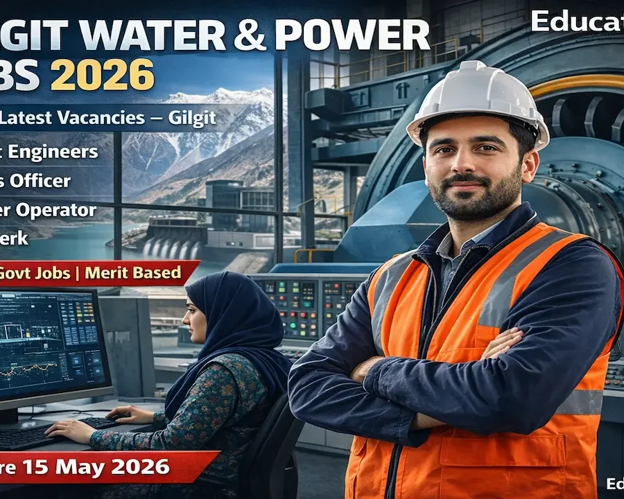 Official Advertisement of Water and Power Department Gilgit Jobs April 2026.