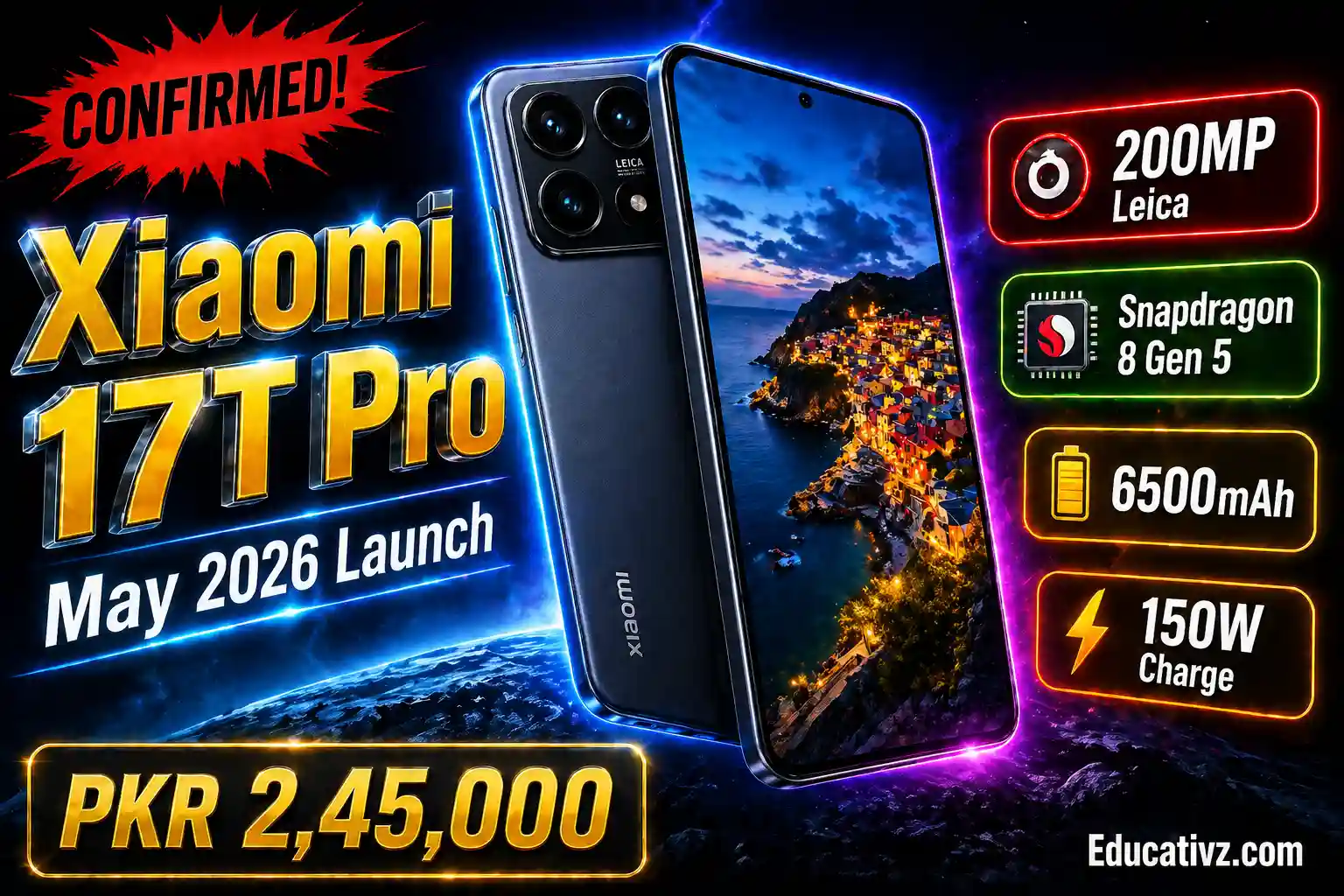 Xiaomi 17T Pro Official Specs and Price Leak April 2026