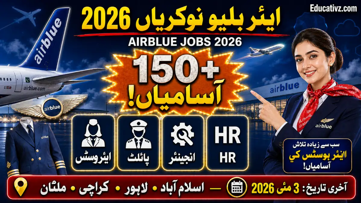 Airblue Air Hostess and Cabin Crew Jobs Advertisement 2026