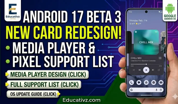 Android 17 QPR1 Beta 3 Card-Based Media Player Carousel Update on Google Pixel