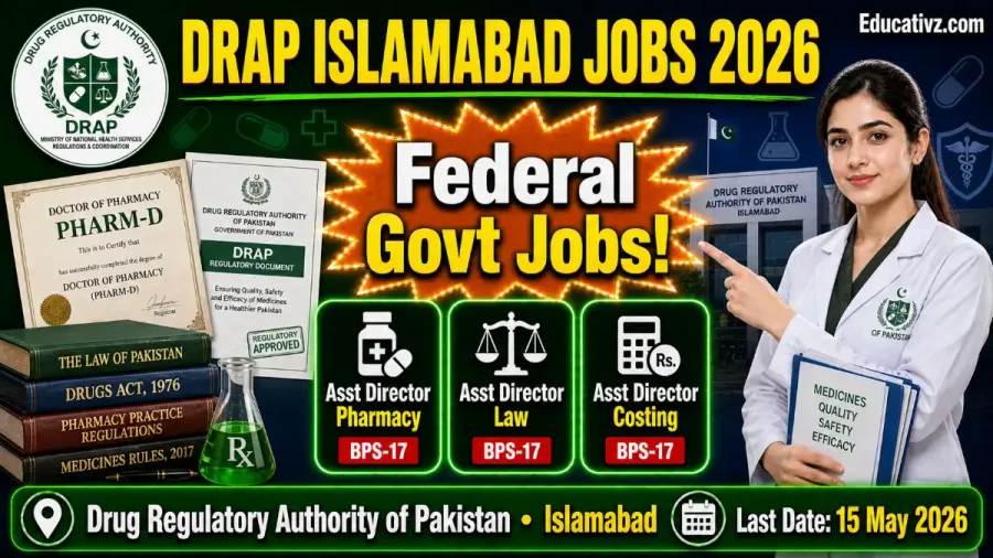 DRAP Islamabad Official Job Advertisement May 2026