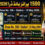 Rs 1500 Prize Bond Draw No. 106 May 2026 Winner List Sialkot – PDF Download | Educativz