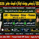 88 Ordnance Unit Okara Cantt Jobs May 2026 – Apply Online | Educativz