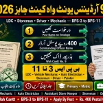 97 Ordnance Unit Wah Cantt Jobs 2026 — Apply by Post | Educativz