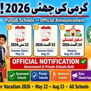 Punjab School Summer Holidays 2026 — May 22 to August 23 | Start Date, End Date & Complete Schedule | Educativz