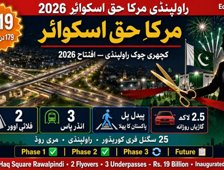Rawalpindi Kutchery Chowk Marka-e-Haq Square Inauguration 10 May 2026 — CM Maryam Nawaz | Educativz