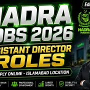 Official Career Vacancy Notice of NADRA Jobs 2026 June Advertisement for Assistant Director IT Posts