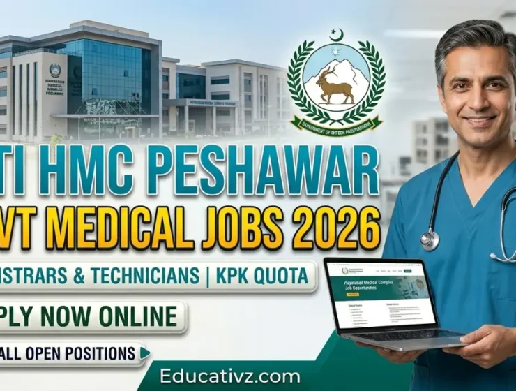 MTI Hayatabad Medical Complex HMC Peshawar Medical Govt Jobs 2026 Official Advertisement