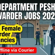 KP Jail Department Peshawar Jobs June 2026 Advertisement For Warder & Female Warder