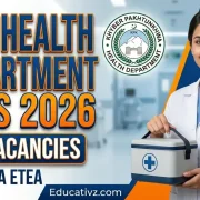 KPK Health Department District Health Officer DHO Peshawar Jobs 2026 May Advertisement