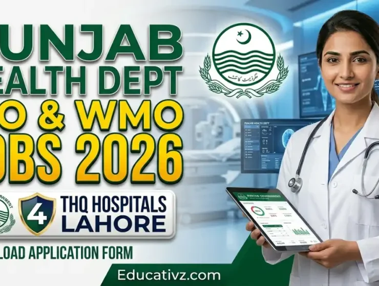 Medical Officer and Women Medical Officer Vacancies Punjab Health Department 2026 May / June Advertisement