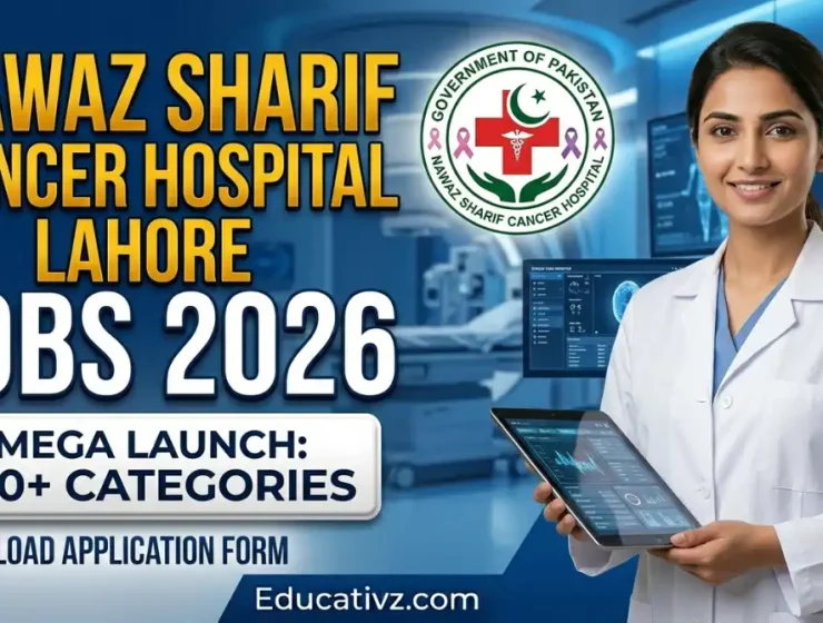 Nawaz Sharif Institute of Cancer Treatment and Research NSICTR Lahore Jobs 2026 May Advertisement