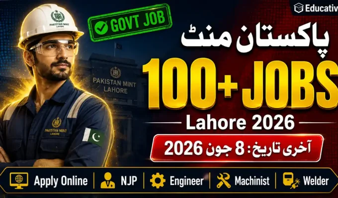 Pakistan Mint Lahore Jobs May 2026 — 100+ Government Vacancies Apply Online NJP