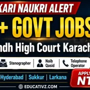 Sindh High Court Karachi Jobs May 2026 - 160+ Posts NTS Apply Online