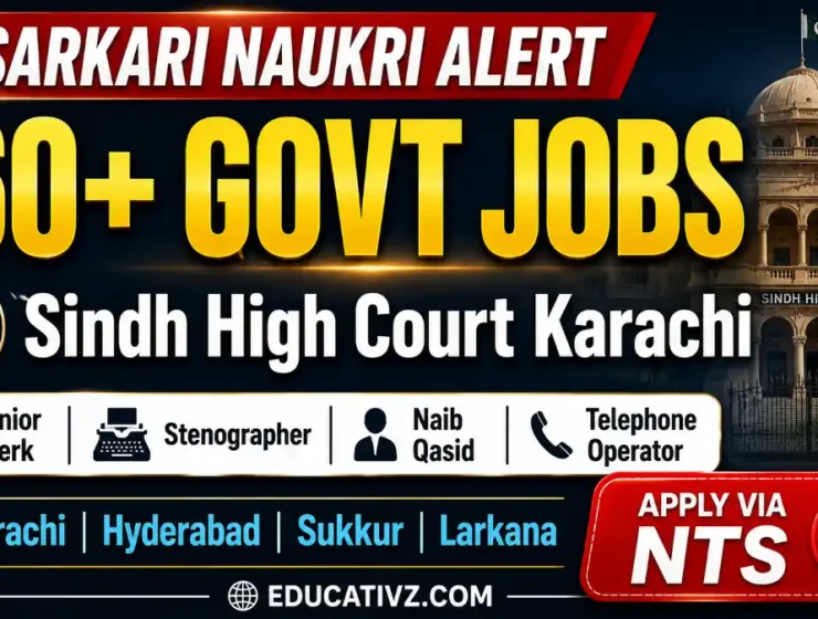 Sindh High Court Karachi Jobs May 2026 - 160+ Posts NTS Apply Online
