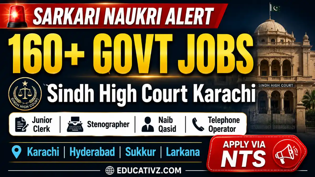 Sindh High Court Karachi Jobs May 2026 - 160+ Posts NTS Apply Online
