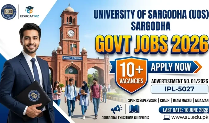University of Sargodha UOS Jobs 2026 Official Advertisement No 01/2026