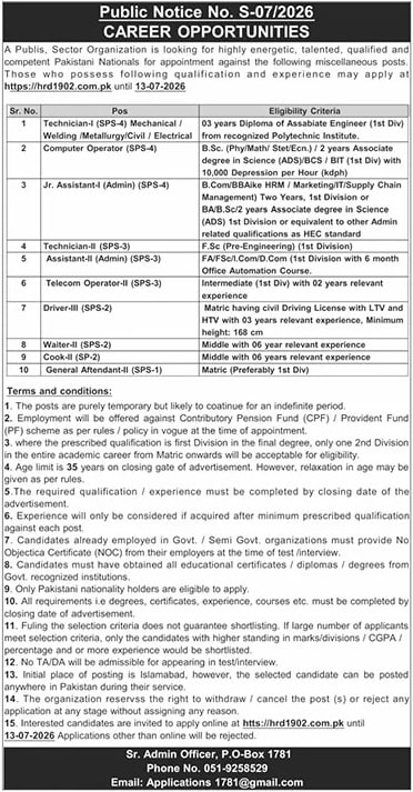 Jobs Notice At Public Sector Organization Advertisement Newspaper Notice Clipping The News Page 8 URL Asset