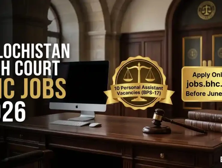 High Court of Balochistan BHC Personal Assistant BPS-17 Jobs 2026 June Advertisement
