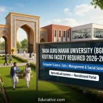 BGNU Baba Guru Nanak University Visiting Faculty Jobs 2026 Online Apply bgnu.edu.pk