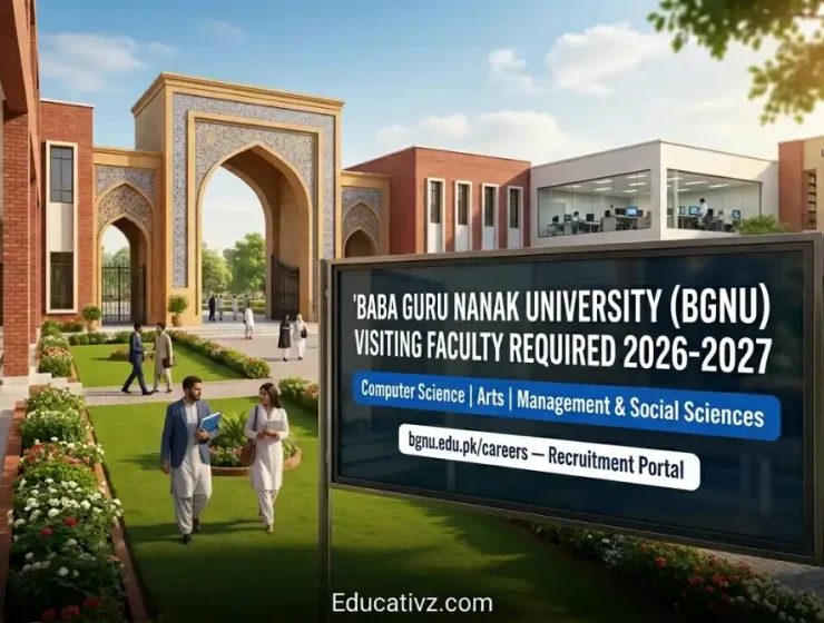 BGNU Baba Guru Nanak University Visiting Faculty Jobs 2026 Online Apply bgnu.edu.pk