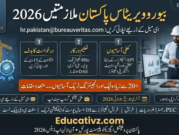 Bureau Veritas Islamabad Jobs July 2026 Official Career Recruitment Advertisement Notice Paper Clipping Educativz