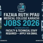 Fazaia Ruth Pfau Medical College FRPMC Karachi Jobs June 2026 Advertisement Apply Online Portal Educativz