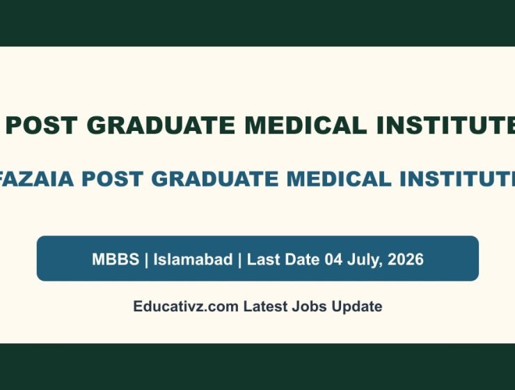 Fazaia Post Graduate Medical Institute Islamabad Job 2026 Featured Image Educativz