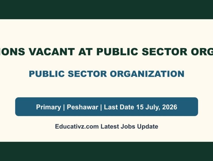 Situations Vacant At Public Sector Organization Featured Image Educativz