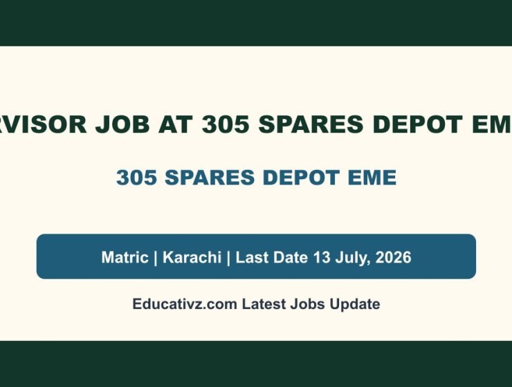Supervisor Job At 305 Spares Depot EME Featured Image Educativz
