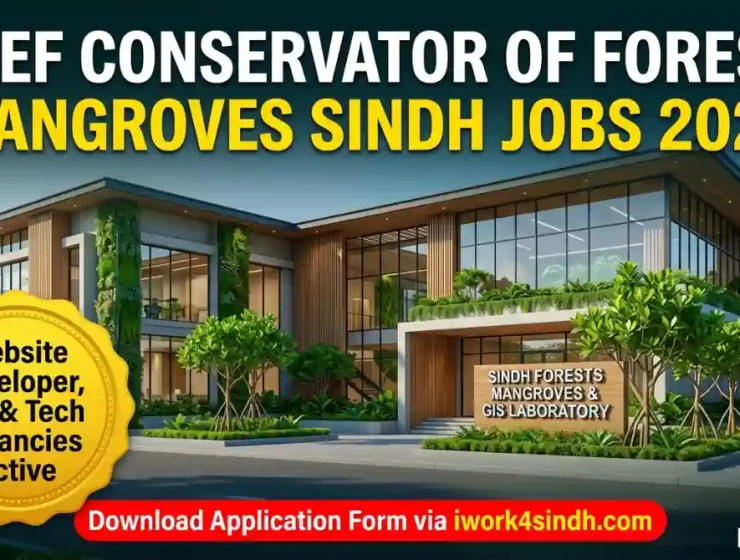 Latest Office of the Chief Conservator of Forests Mangroves Sindh Karachi Jobs June 2026 Advertisement