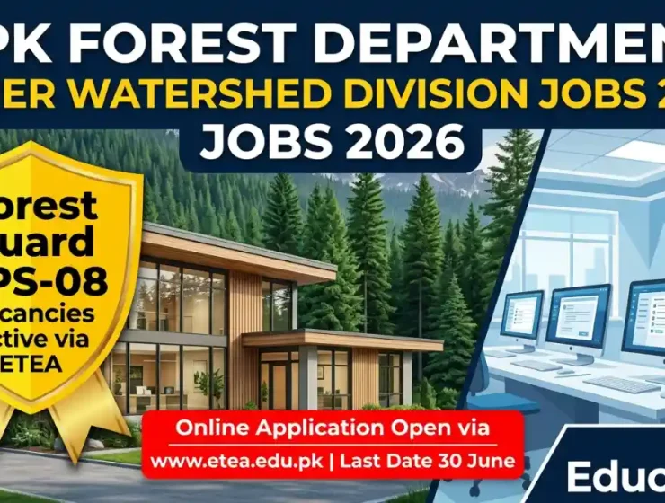 KPK Forest Department Buner Watershed Division Swari Forest Guards Jobs June 2026 Advertisement