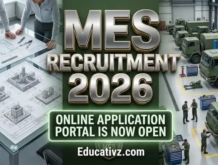 Military Engineering Services MES June 2026 Jobs Advertisement Apply Online Portal Educativz