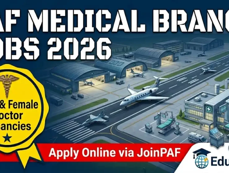 Pakistan Air Force Jobs 2026 Medical Branch 137 Combat Support Course Advertisement