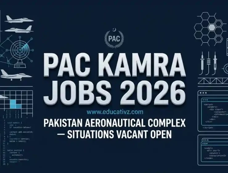 Pakistan Aeronautical Complex PAC Kamra Jobs June 2026 Advertisement Apply Online Portal Educativz