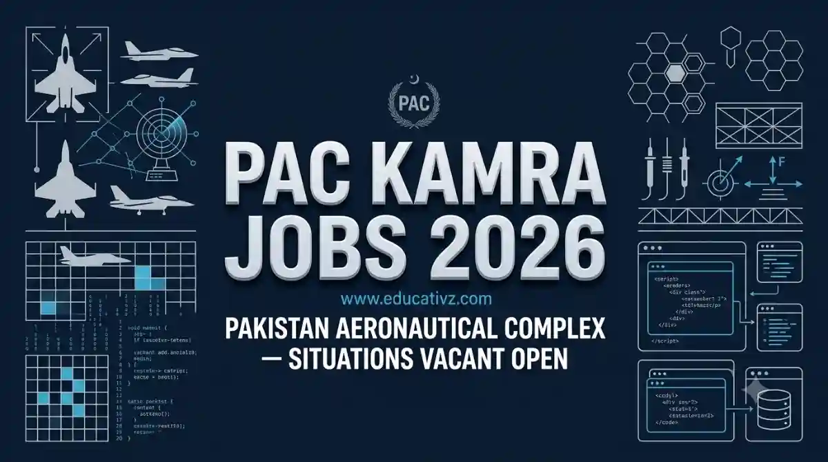 Pakistan Aeronautical Complex PAC Kamra Jobs June 2026 Advertisement Apply Online Portal Educativz