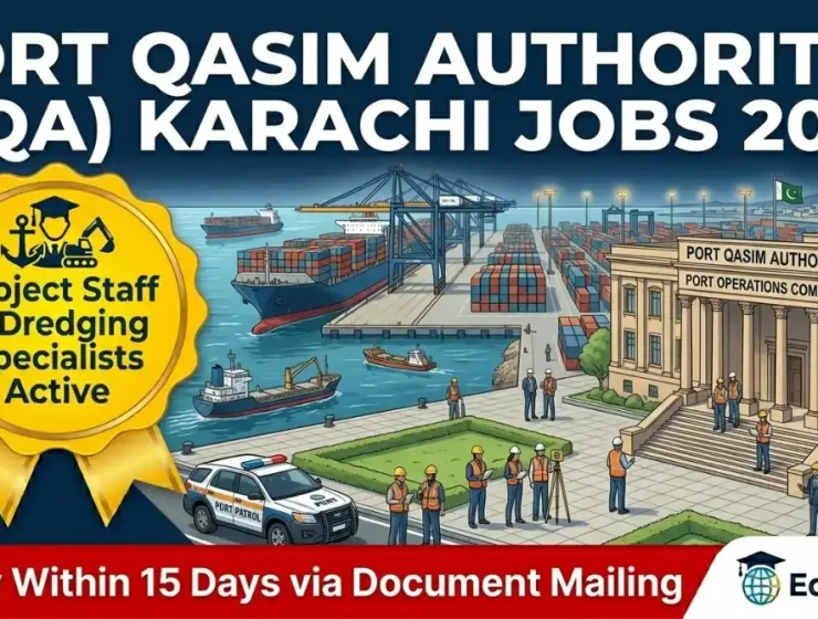 Port Qasim Authority PQA Karachi Dredging Works Project Staff Jobs June 2026 Advertisement