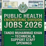 Public Health Engineering Division Tando Muhammad Khan Jobs June 2026 Sindh Government Advertisement Educativz