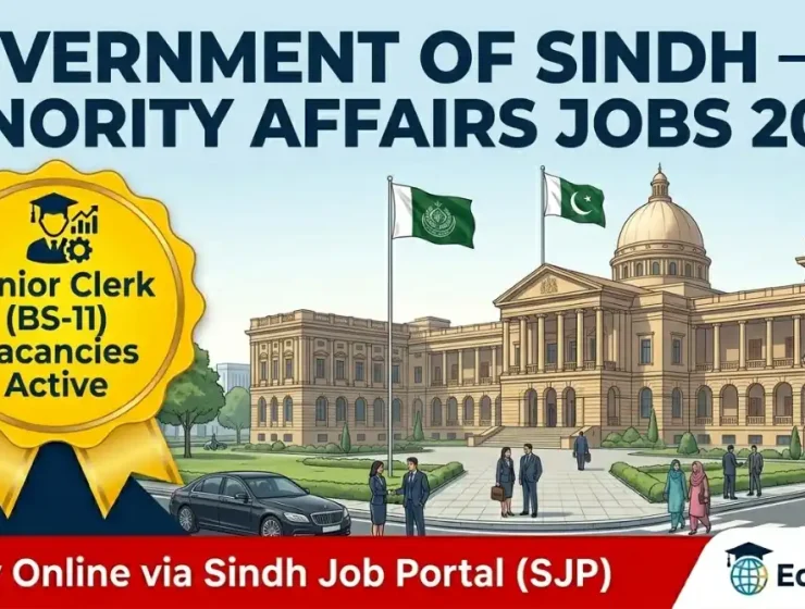 Sindh Government Minority Affairs Department Junior Clerk Jobs June 2026 Advertisement