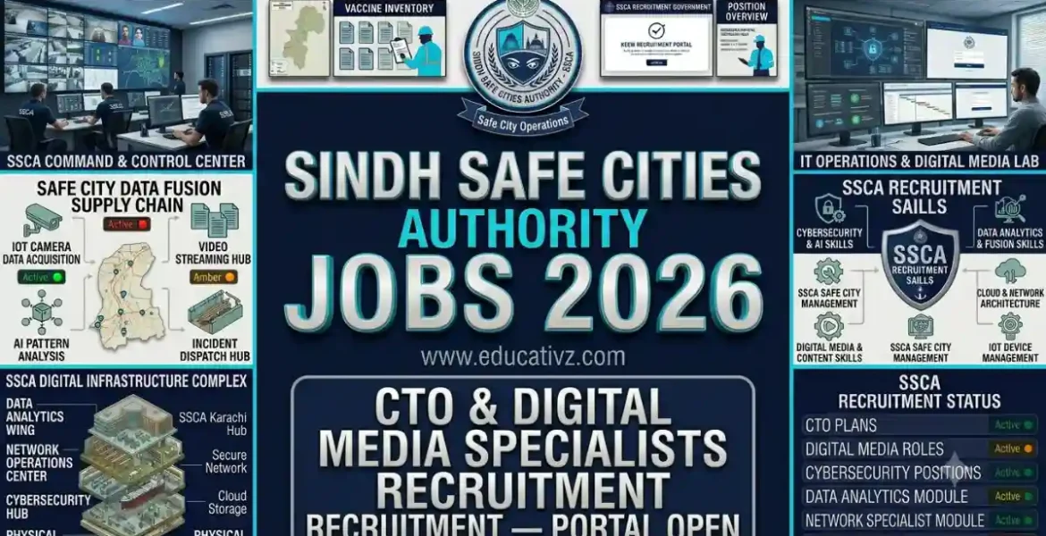 Sindh Safe Cities Authority SSCA Karachi Jobs June 2026 Official Tech Openings Dashboard Educativz