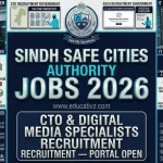Sindh Safe Cities Authority SSCA Karachi Jobs June 2026 Official Tech Openings Dashboard Educativz