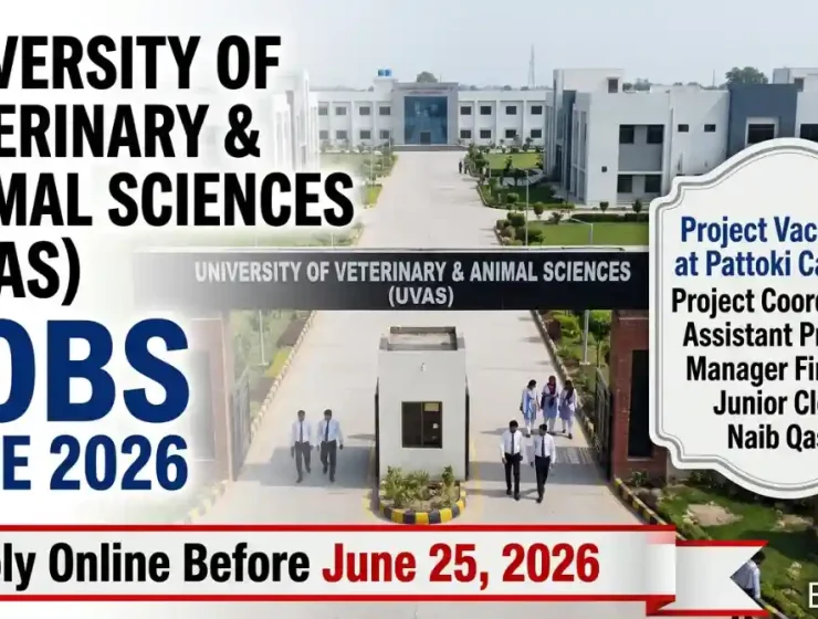 University of Veterinary and Animal Sciences UVAS Jobs June 2026 Advertisement Recruitment Banner