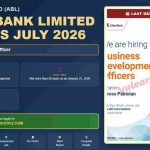 Allied Bank Limited Jobs July 2026 - Business Development