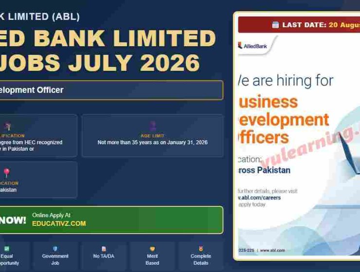 Allied Bank Limited Jobs July 2026 - Business Development