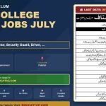 Cadet College Jhelum July 2026 Instructor and Security Guard Recruitment - Educativz banner
