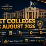 Cadet Colleges Sindh Jobs August 2026 — Larkana Pano Aqil Ghotki Khairpur Karampur Jacobabad Lecturer Medical Officer Bursar Accountant Engineer Clerk