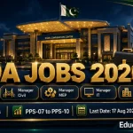 CDA Jobs 2026 — Capital Development Authority Islamabad Senior Manager Manager Civil MEP IT BIM Finance