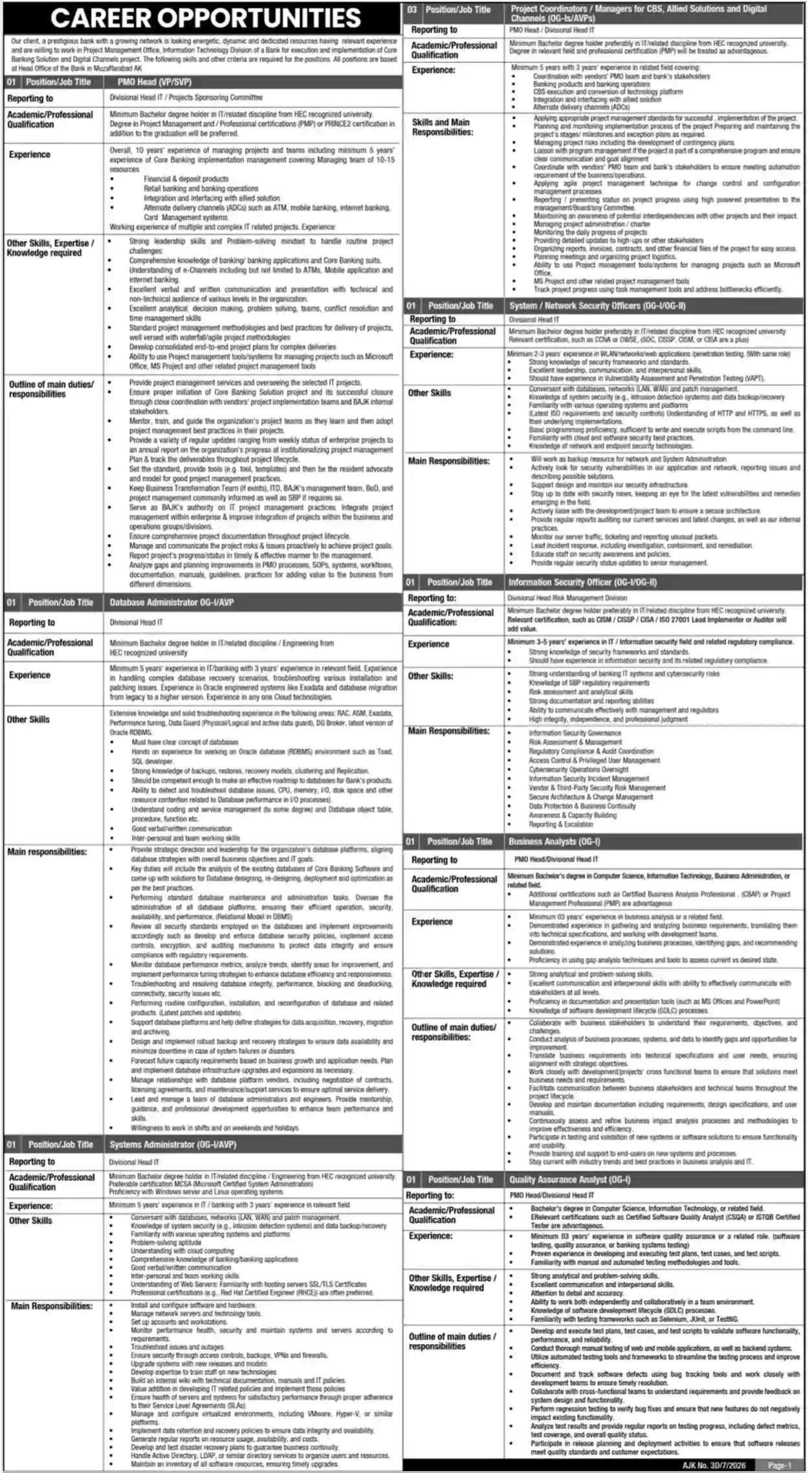 Commercial Bank Karachi Jobs July 2026 Official Advertisement Commercial Bank Karachi Jobs July 2026 Official Advertisement